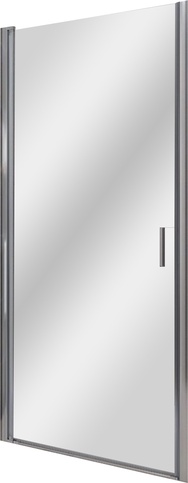 Душевая дверь VN-43, 900x1950 мм, распашная, профиль-хром, стекло 6 мм прозрачное ZZ