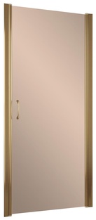 Дверь в нишу EP, 70x190 см, универсальное, профиль бронза, стекло бронза ZZ