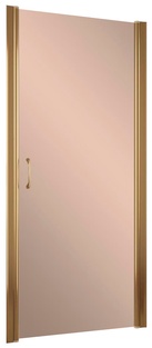 Дверь в нишу EP, 90x190 см, универсальное, профиль бронза, стекло бронза ZZ