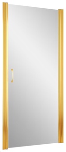 Дверь в нишу EP, 65x190 см, универсальное, профиль золото, стекло прозрачное ZZ