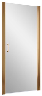 Дверь в нишу EP, 90x190 см, универсальное, профиль бронза, стекло шиншилла  ZZ