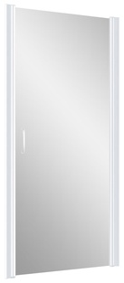 Дверь в нишу EP, 90*190 см, универсальное, профиль матовый хром, стекло сатин с покрытием QuickNano ZZ товар