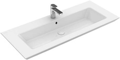 Раковина 800х500мм, 1 отв. д/смес., с переливом, (цв.R1 White ceramicplus), Legato ZZ