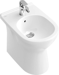 Биде напольное 360х560мм, с 1 отв.д/смесит., крепёж в компл., (цв. R1white alpin ceramicplus), O.Novo ZZ