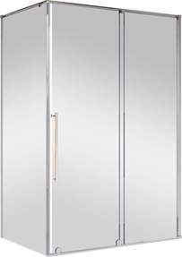 Душевой уголок 1300х900хh2000мм, прямоуг., правый/левый, (стекло прозрачное 8мм, фурн.цв.хром), Arno ZZ