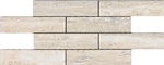 Mosaico Brick Silver Naturale 5x20 XX |20x40